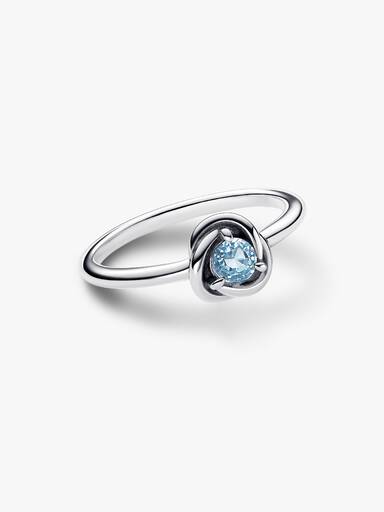 Bague Cercles de l’Éternité Bleu Azur