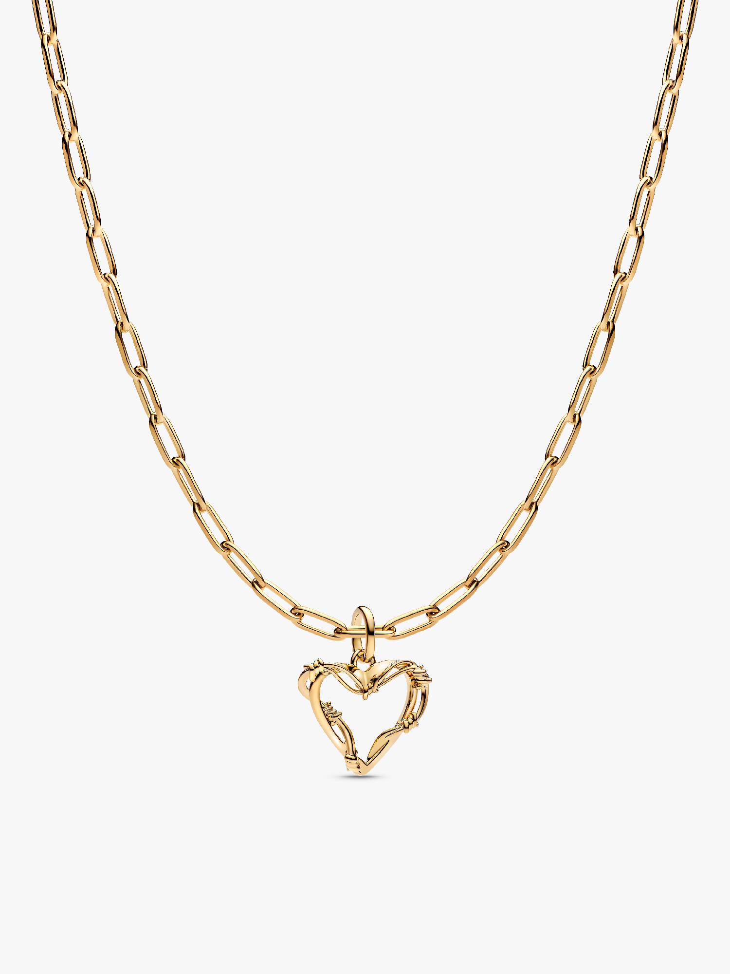 Collier Composé Cœur Fil de Fer