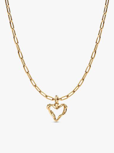 Collier Composé Cœur Fil de Fer