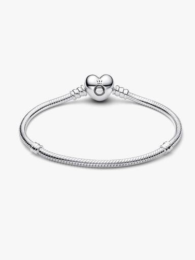 Bracelet Cœur & Maille Serpent Moments