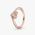 Bague Cœur Chevron Scintillante Bague Cœur Chevron Scintillante