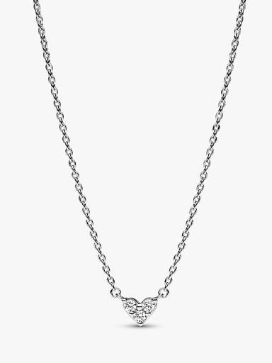 Collier Cœur Trois Pierres