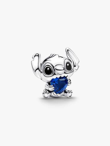 Charm Disney Stitch Cœur Bleu