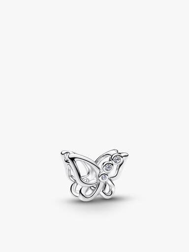 Coffret Cadeau Bracelet Cœur Violet et Papillon
