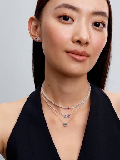 Collier Cœur Surélevé