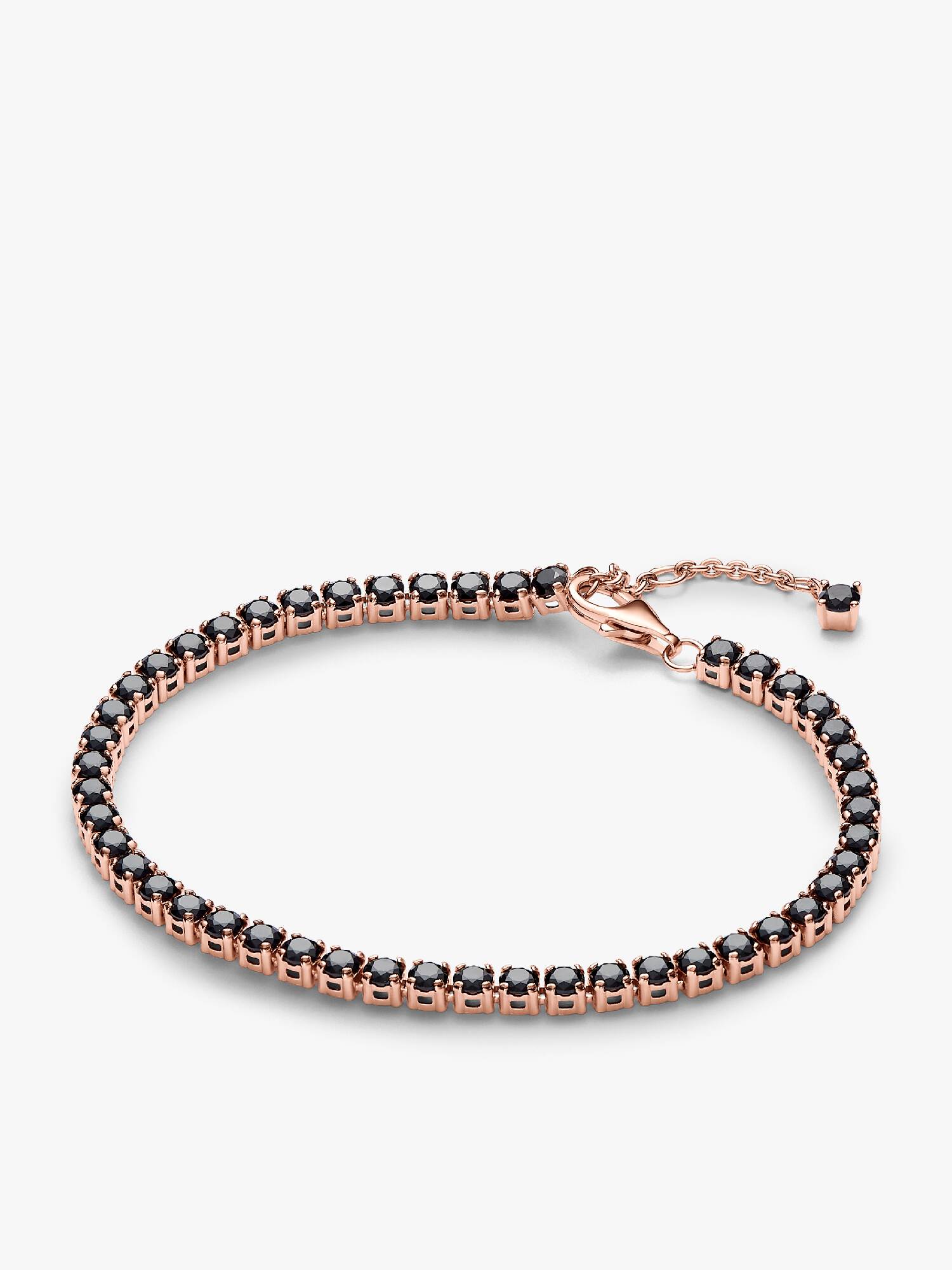Bracelet Rivière Scintillant Noir
