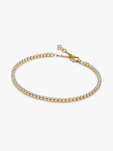 Bracelet Rivière Scintillant Doré