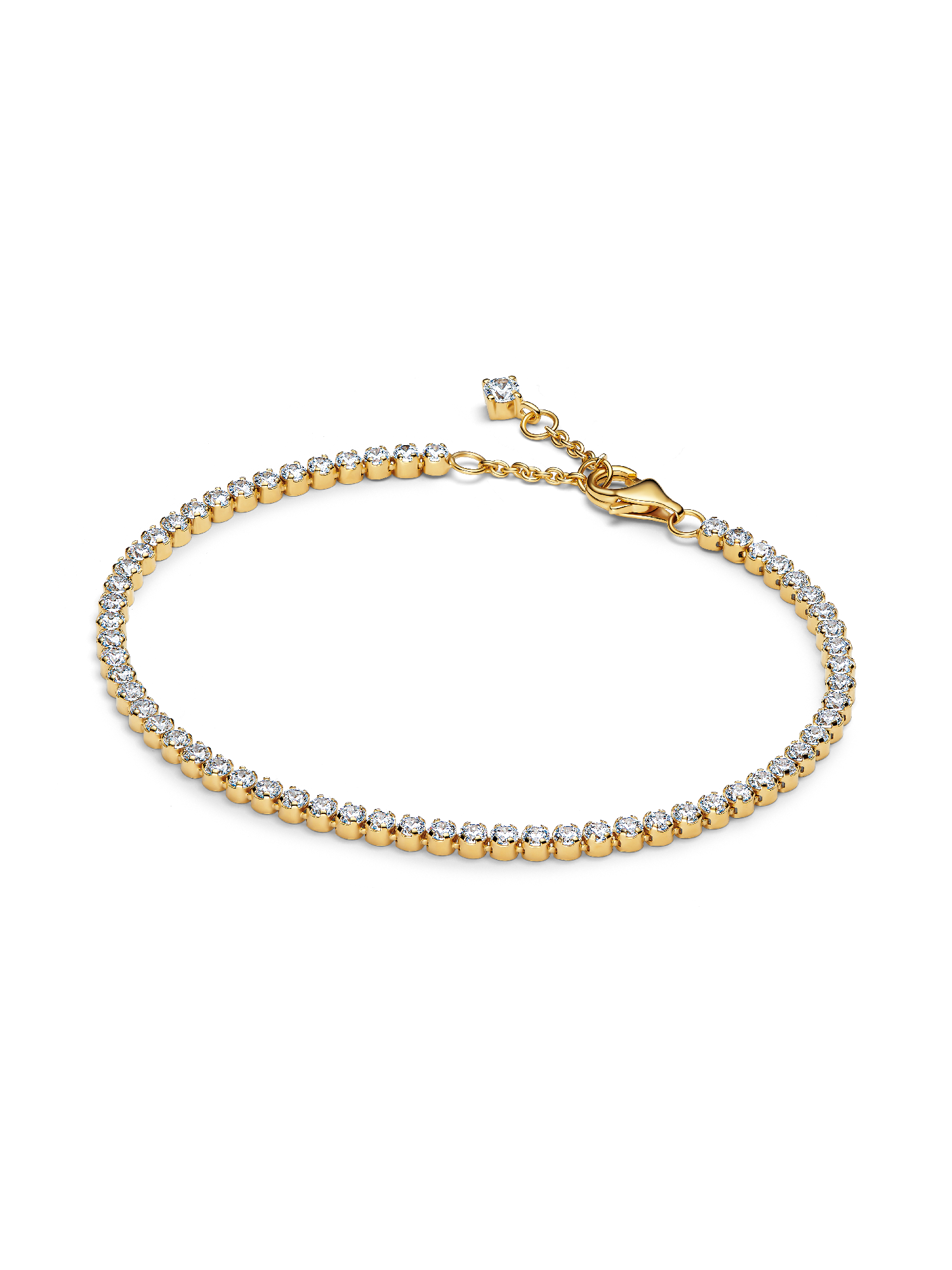 Bracelet Rivière Scintillant Doré