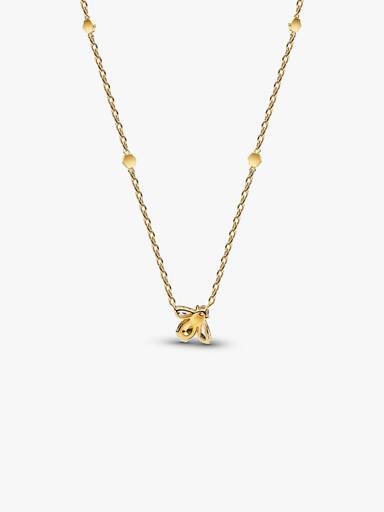 Collier avec Pendentif Abeille Doré