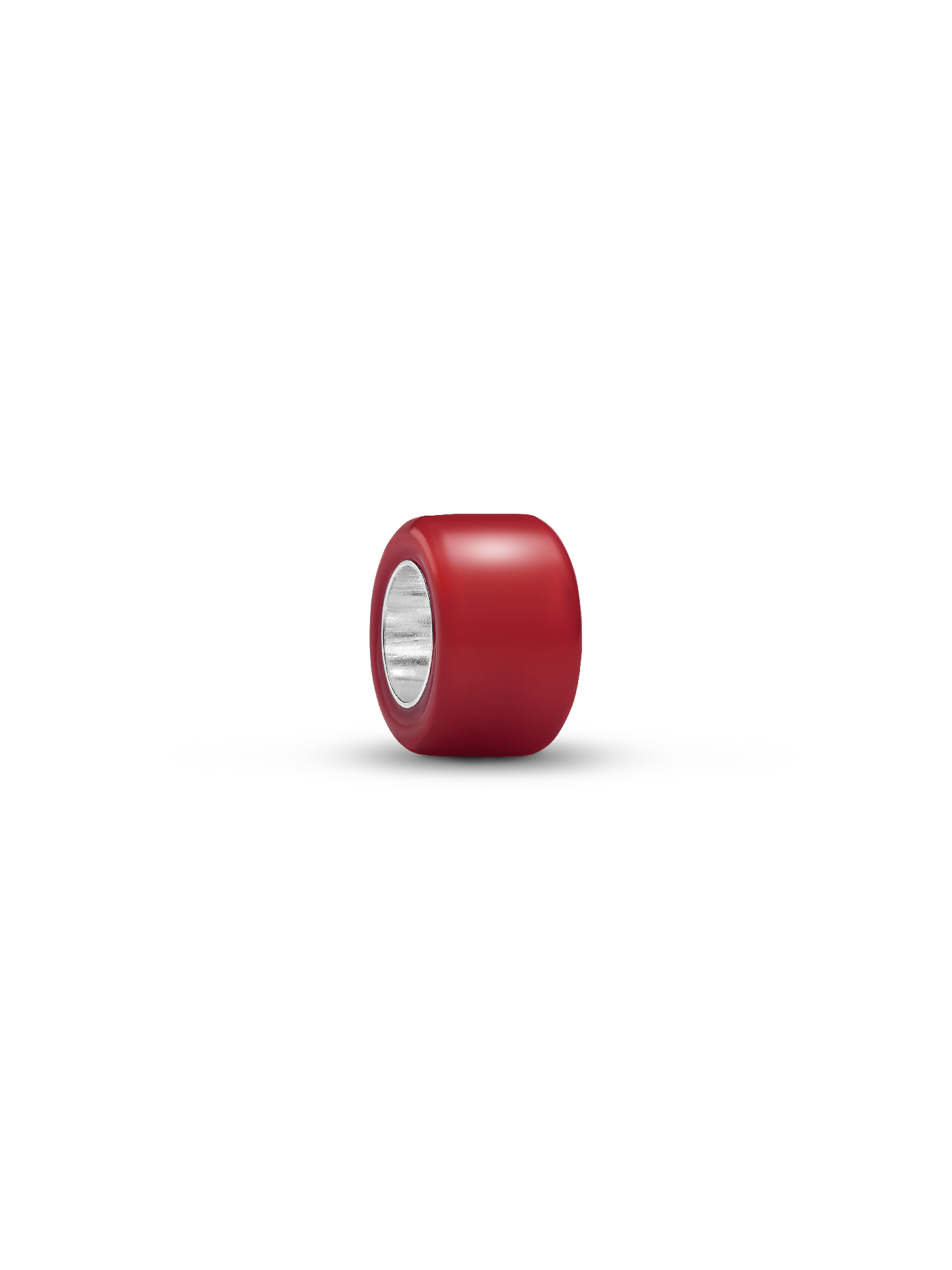 Mini Charm Verre de Murano Rouge