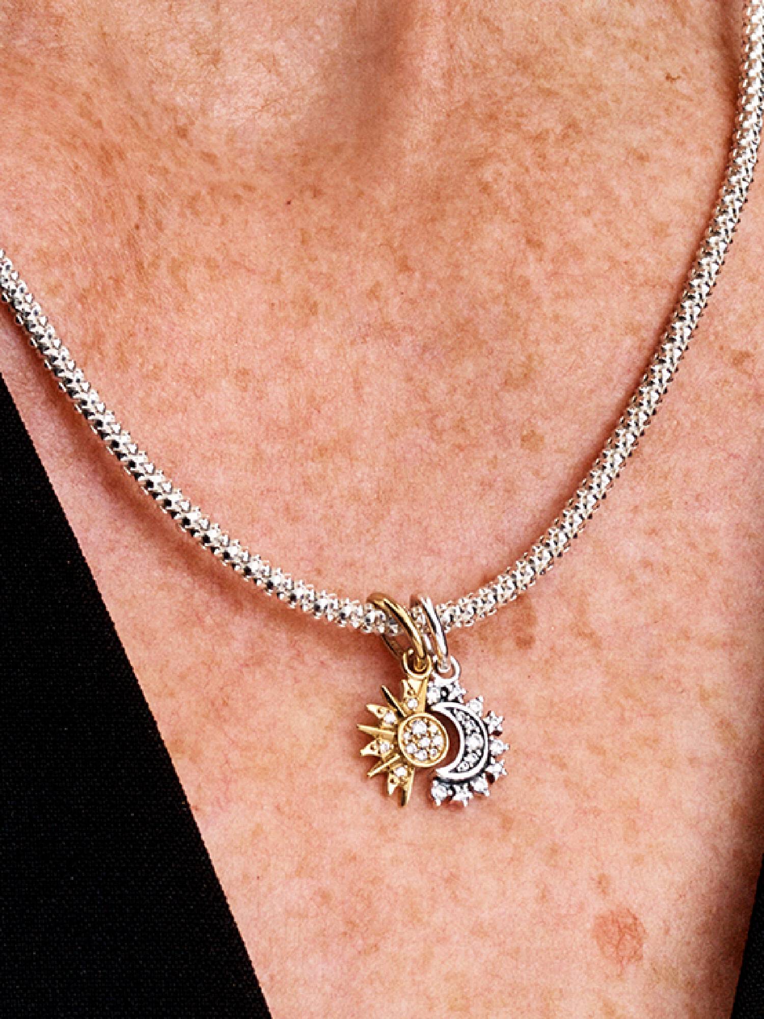 Charm Pendant Soleil & Lune Séparable