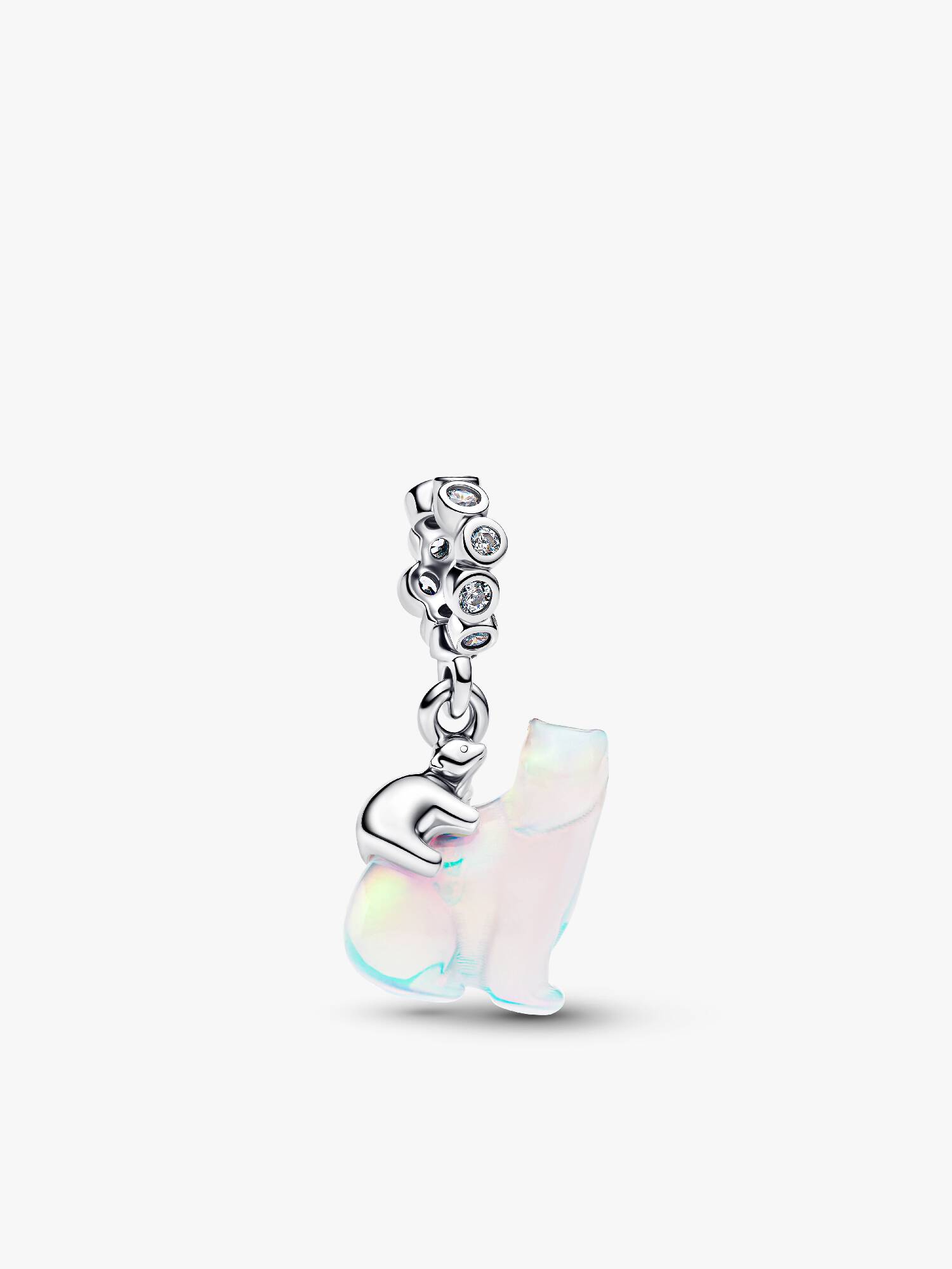 Charm Pendant Maman Ourse Polaire et son Petit