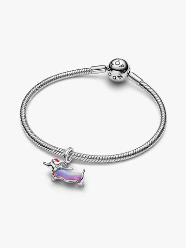 Charm Pendant Teckel de Noël