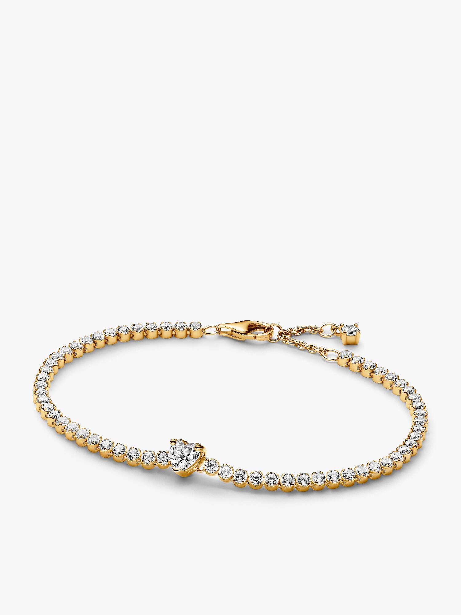 Bracelet Rivière Cœur Scintillant
