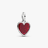 Charm Pendant Cœur Bleu Gravable Charm Pendant Cœur Bleu Gravable