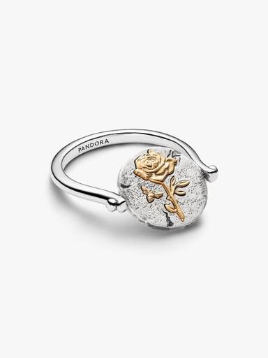Bague Médaillon Réversible Rose