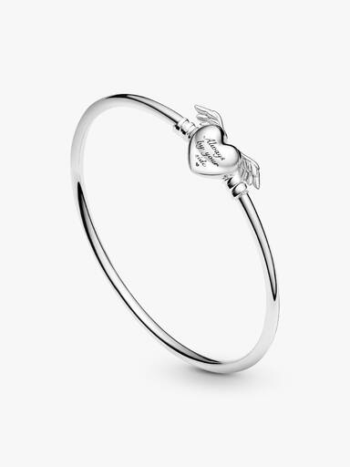 Bracelet Jonc Cœur Ailé Pandora Moments