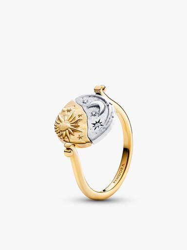 Ensemble de Bijoux Médaillon Soleil & Lune