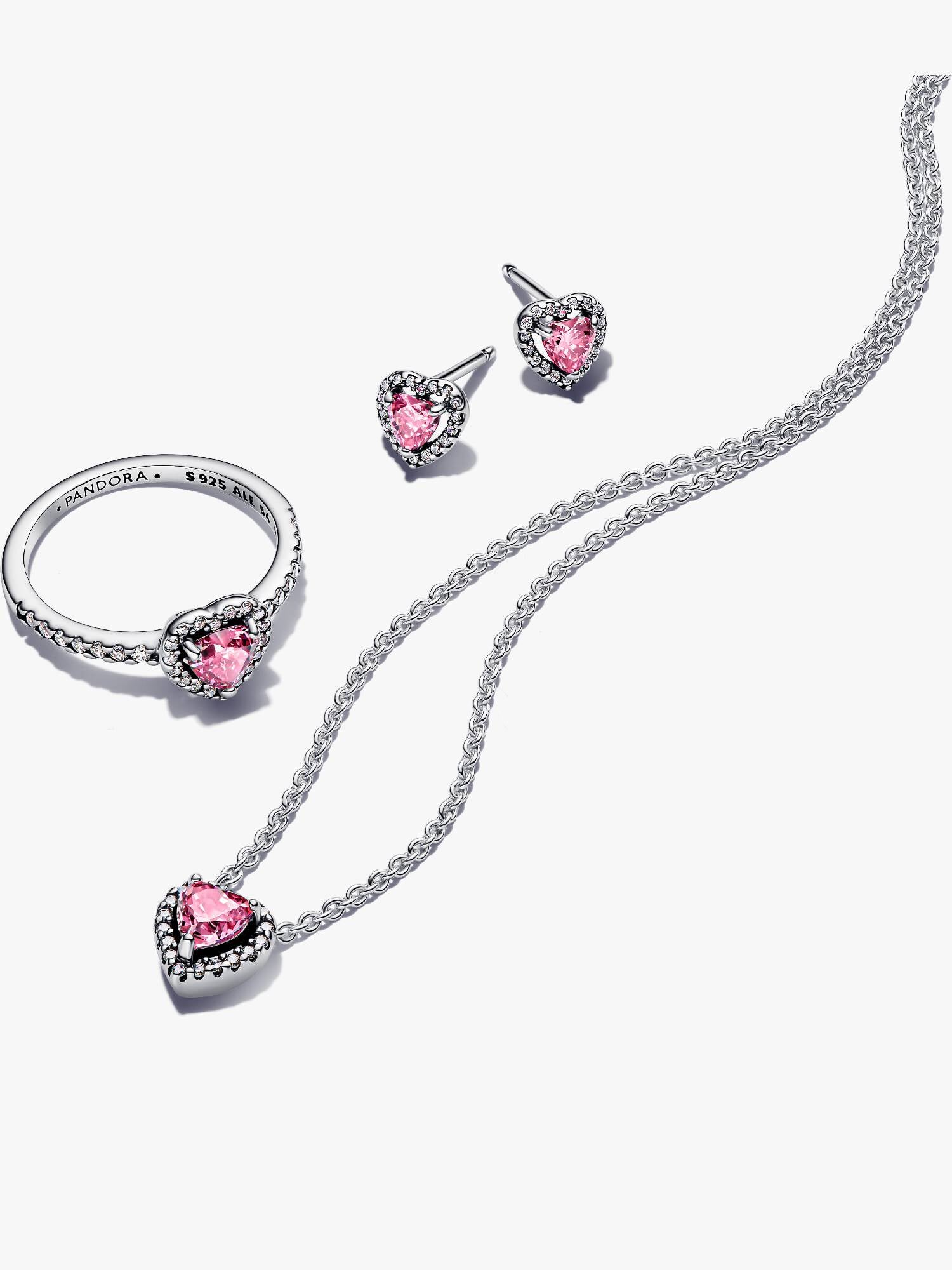 Parure Cœurs Pavé
