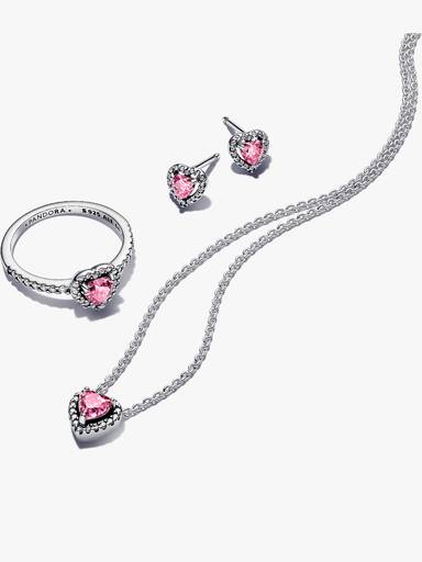 Parure Cœurs Pavé