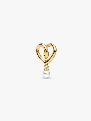 Charm Cœur Enveloppant Doré