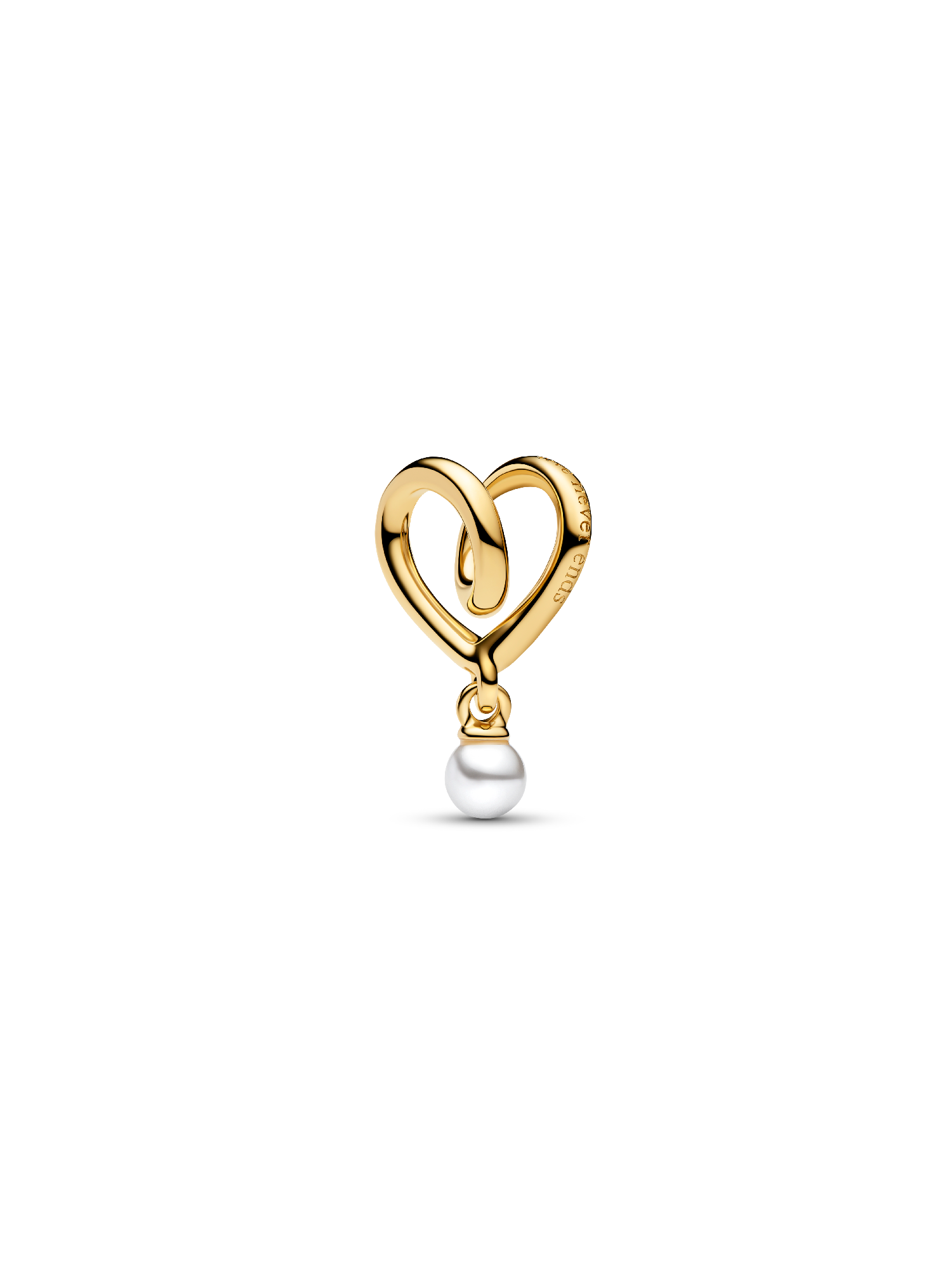 Charm Cœur Enveloppant Doré