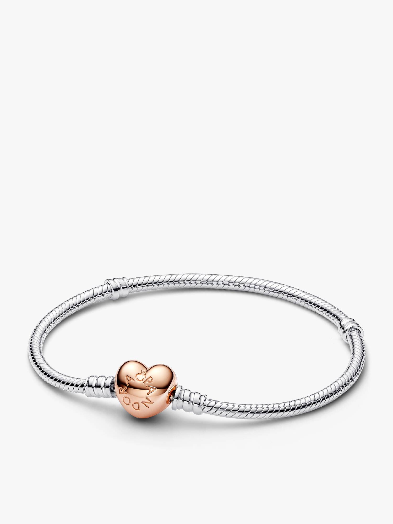 Bracelet Chaîne Cœur & Serpent