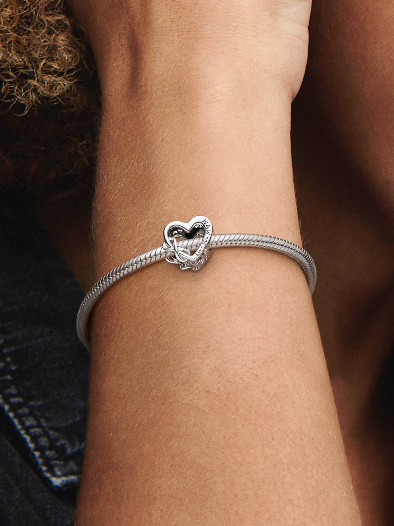 Charm Cœur Infinity Love You Mum (Je t'aime maman)