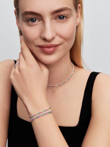Bracelet Rivière Multicolore