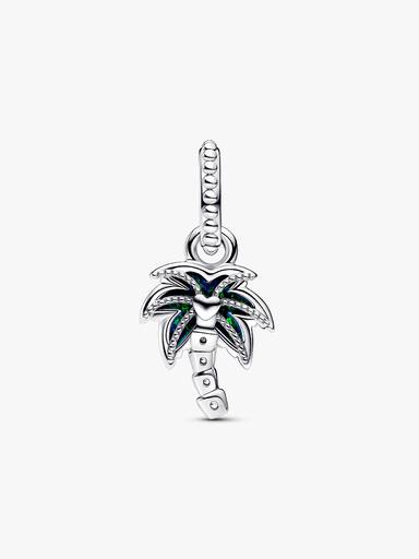 Charm Pendant Palmier Vert Opalescent
