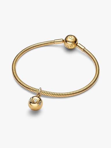 Charm Fermoir Rond Mom Doré