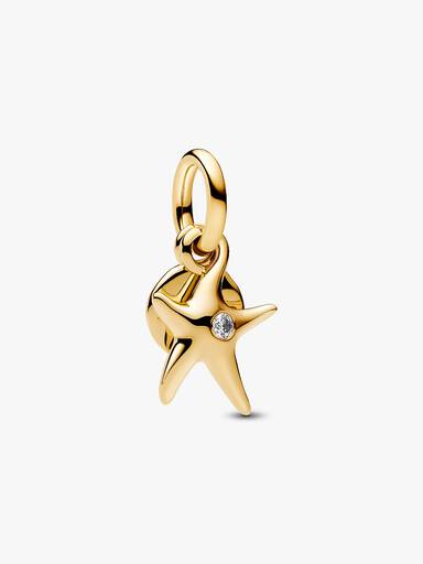 Charm Pendant Double Étoile de Mer