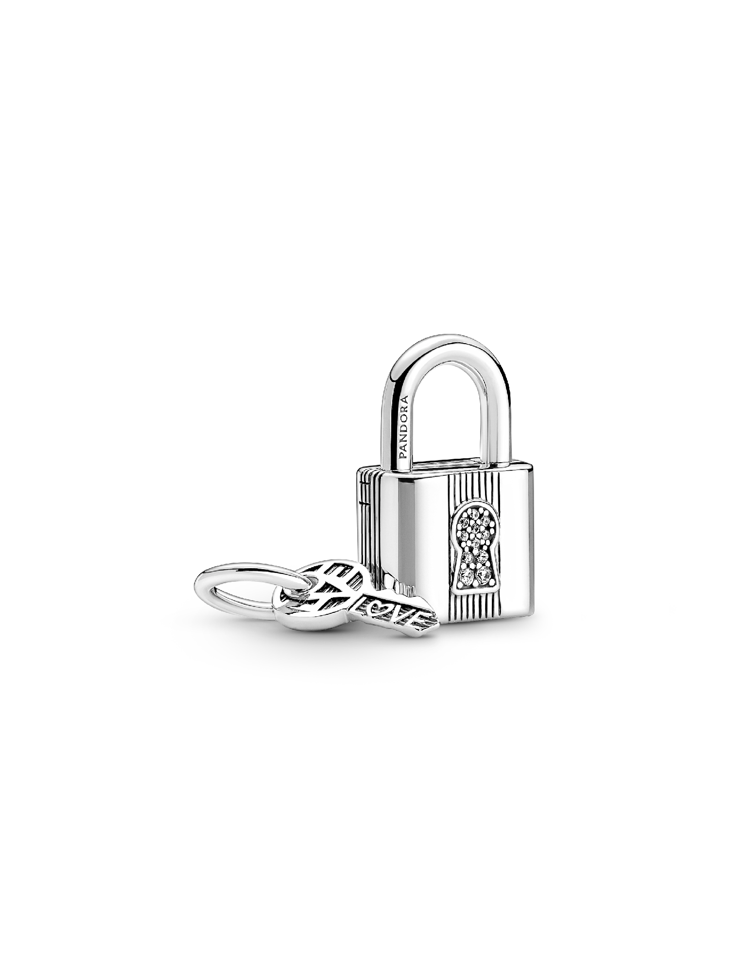 Charm Pendant Cadenas et Clé