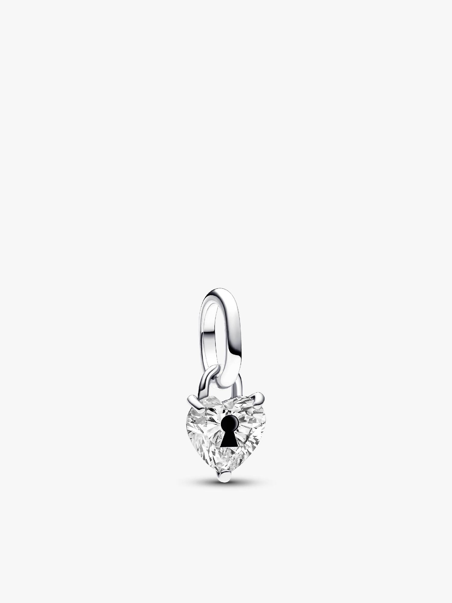 Mini Charm Pendant Cœur Serrure