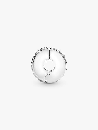 Charm Clip Rangée Scintillante Incolore