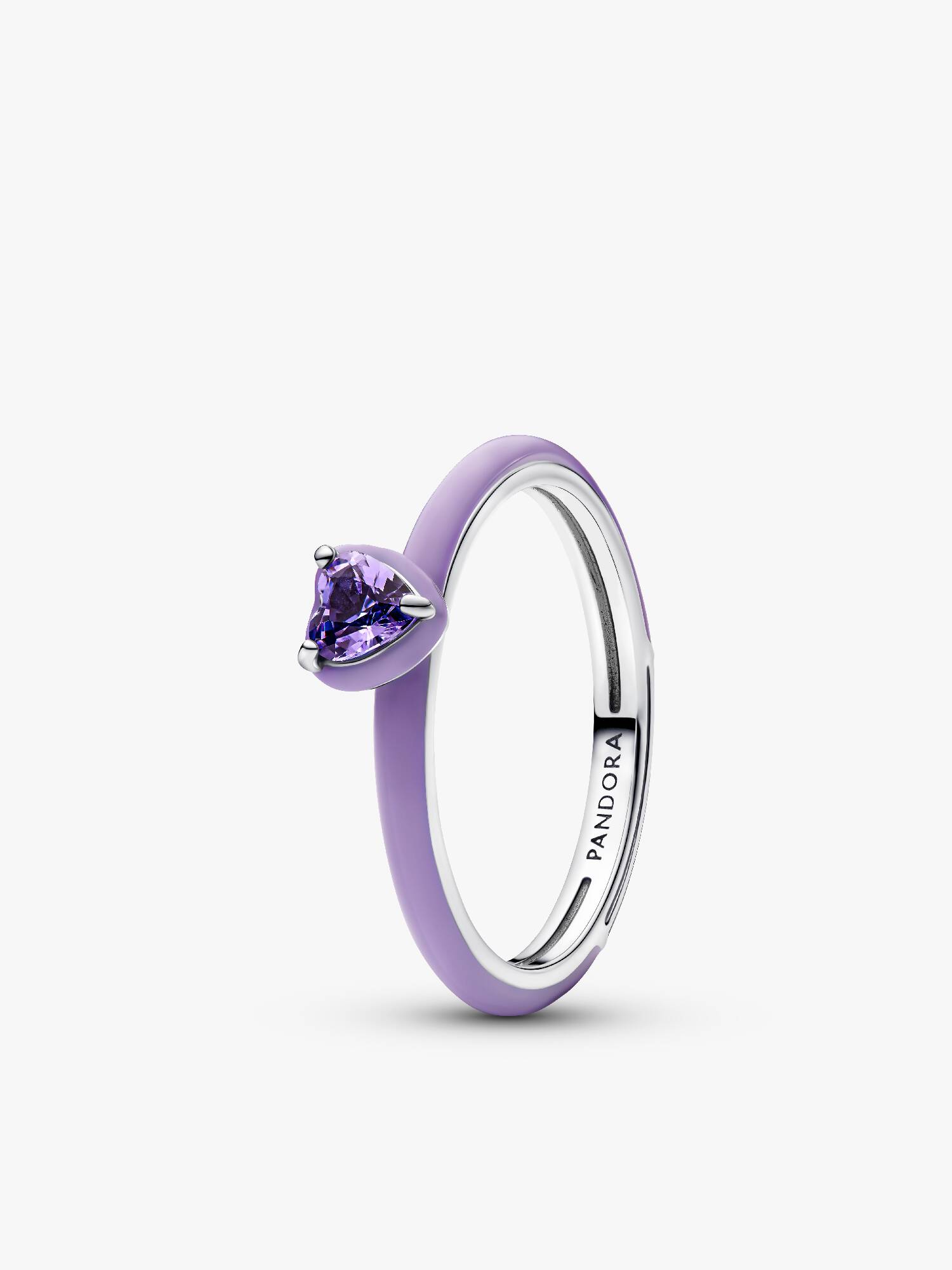 Bague Cœur Chakra Violet