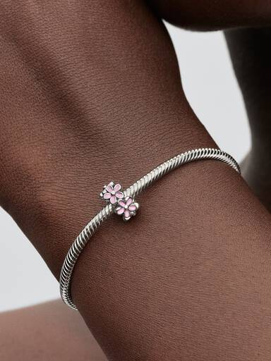 Charm Espaceur Marguerite Rose