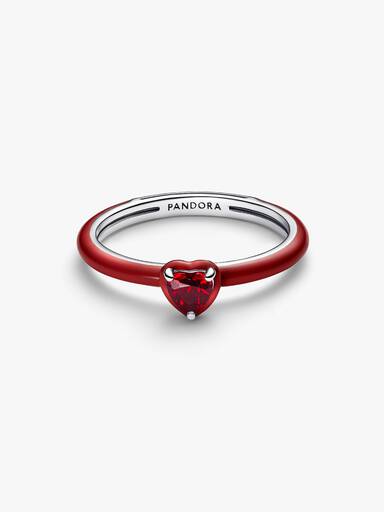 Bague Cœur Chakra Rouge