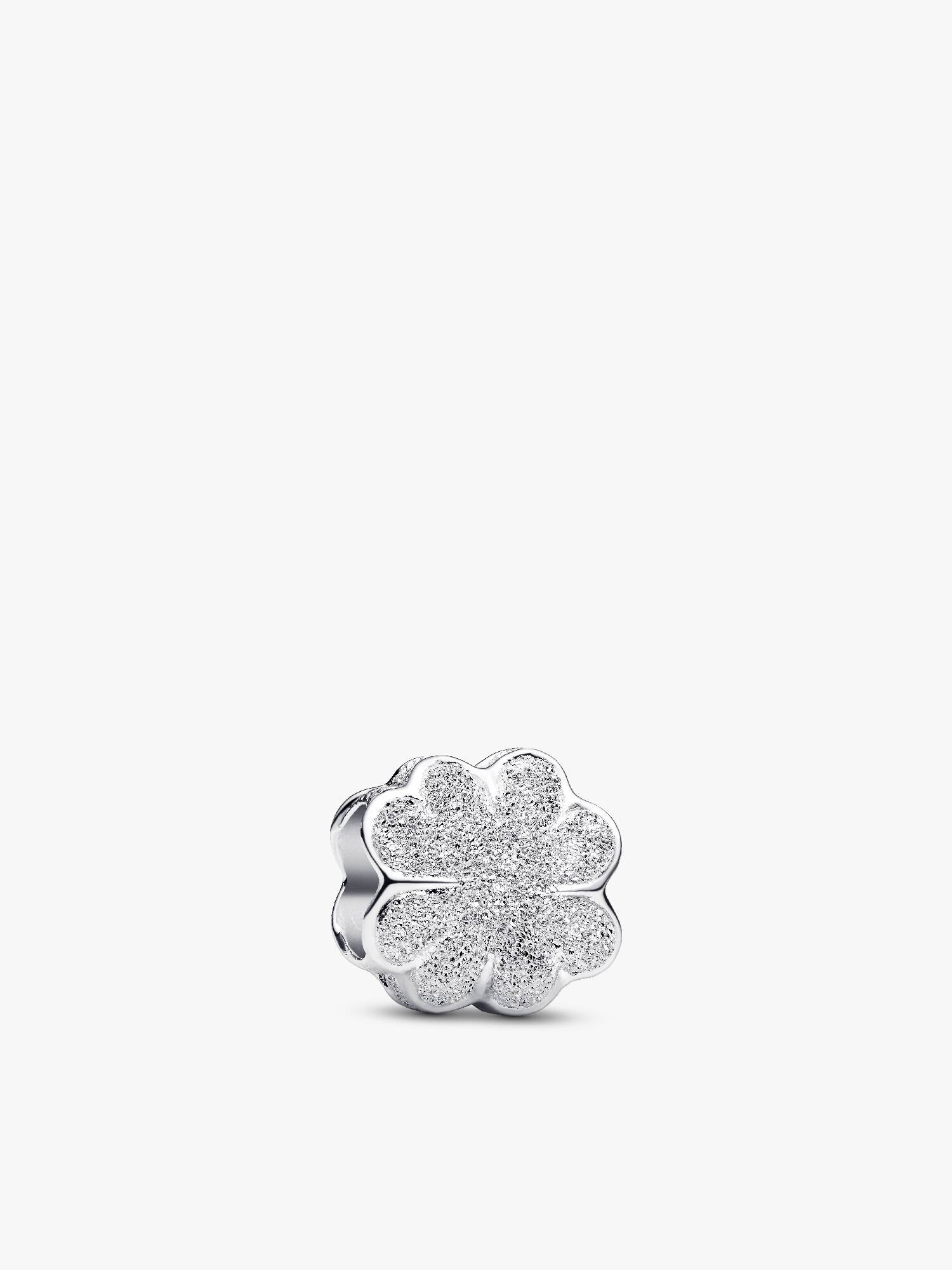 Mini Charm Trèfle Texturé