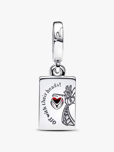 Charm Pendant Double Les Méchants de Disney Reine de Cœur