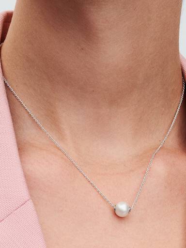 Collier Perle de Culture d'Eau Douce Traitée