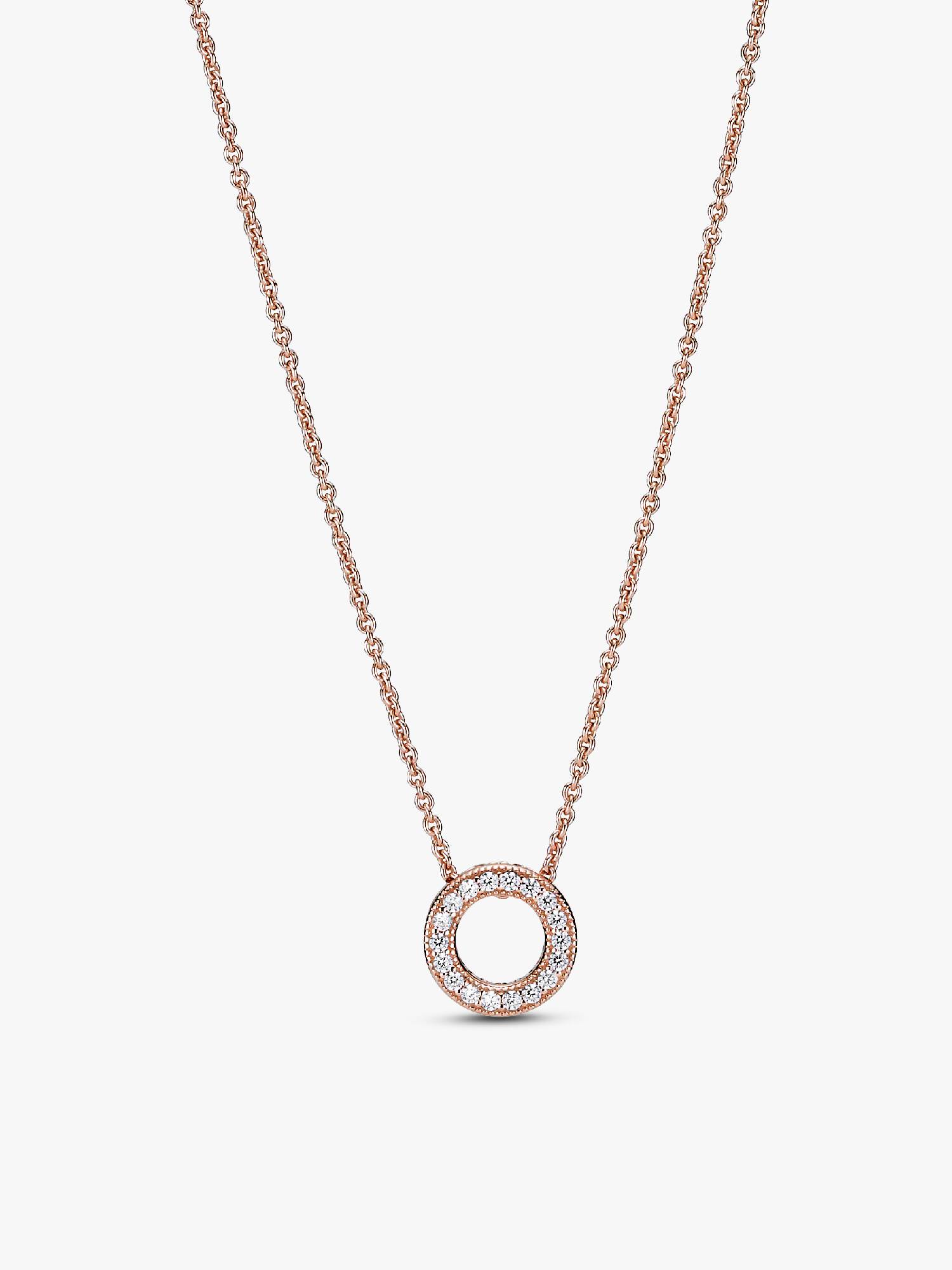 Collier Cercle Pavé Signature Pandora