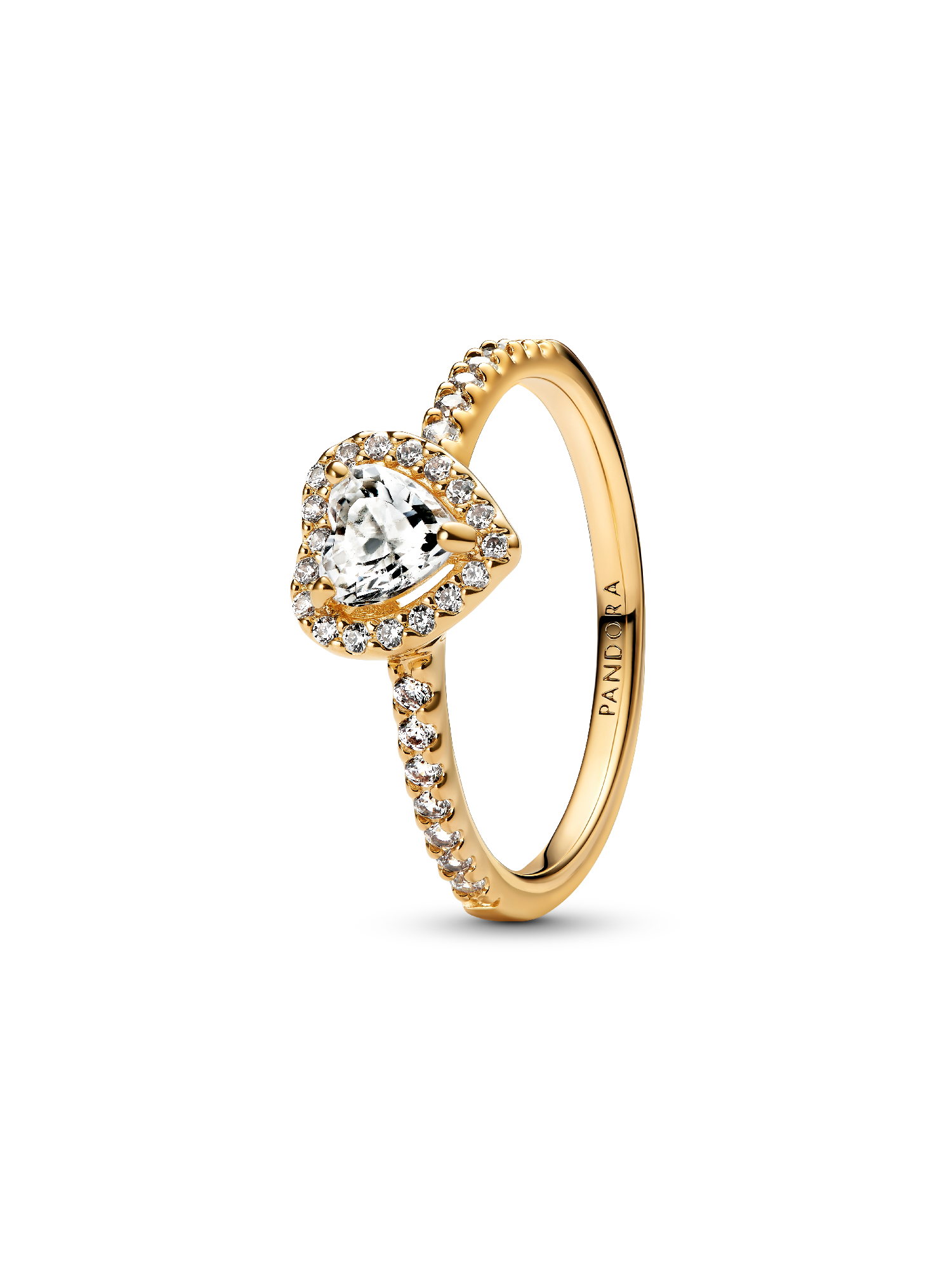 Bague Cœur Surélevé