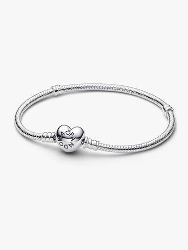 Bracelet Cœur & Maille Serpent Moments