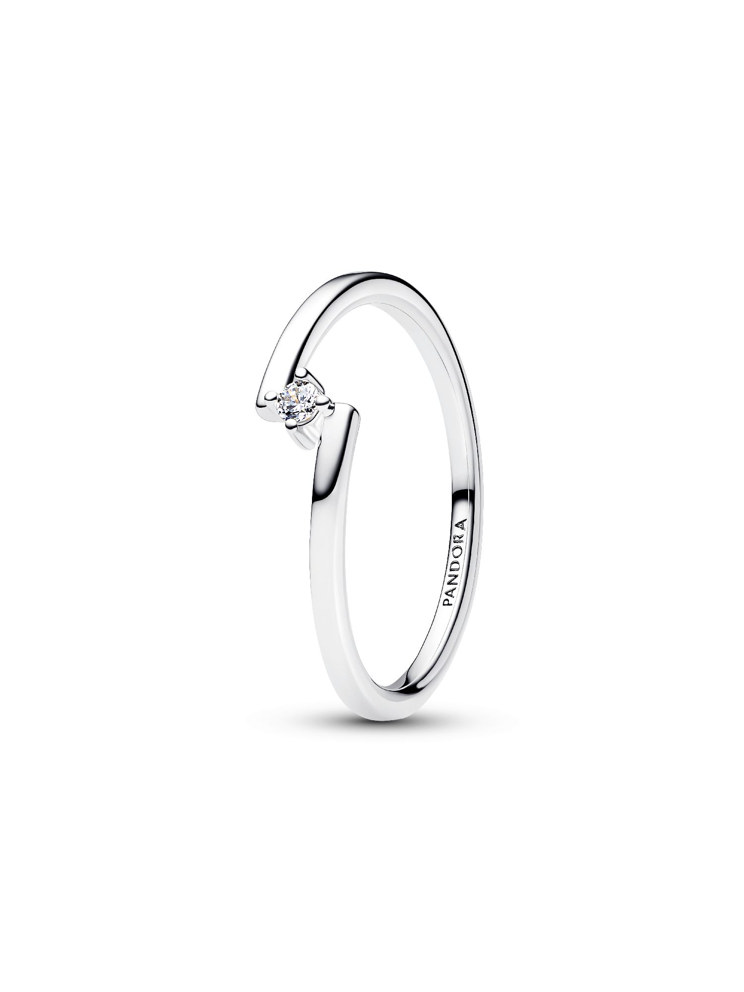 Bague Solitaire Fendue