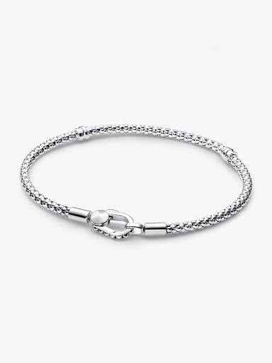 Bracelet Fermoir Clouté & Chaîne