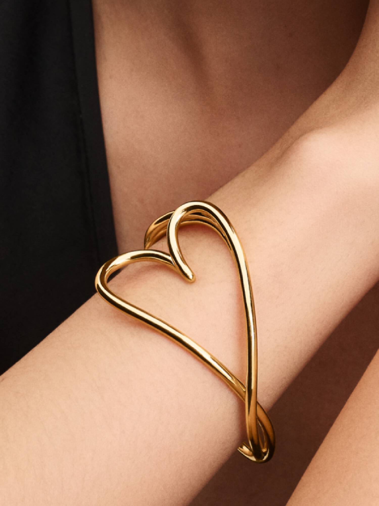 Bracelet Jonc Cœur Organique