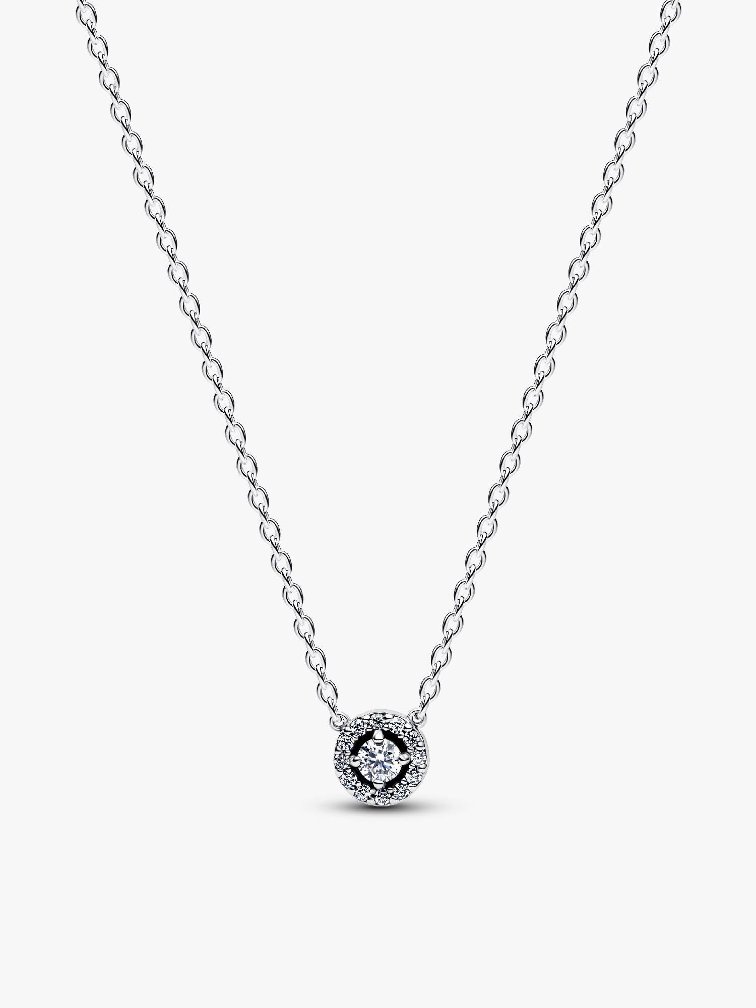 Collier Halo Pavé Rond