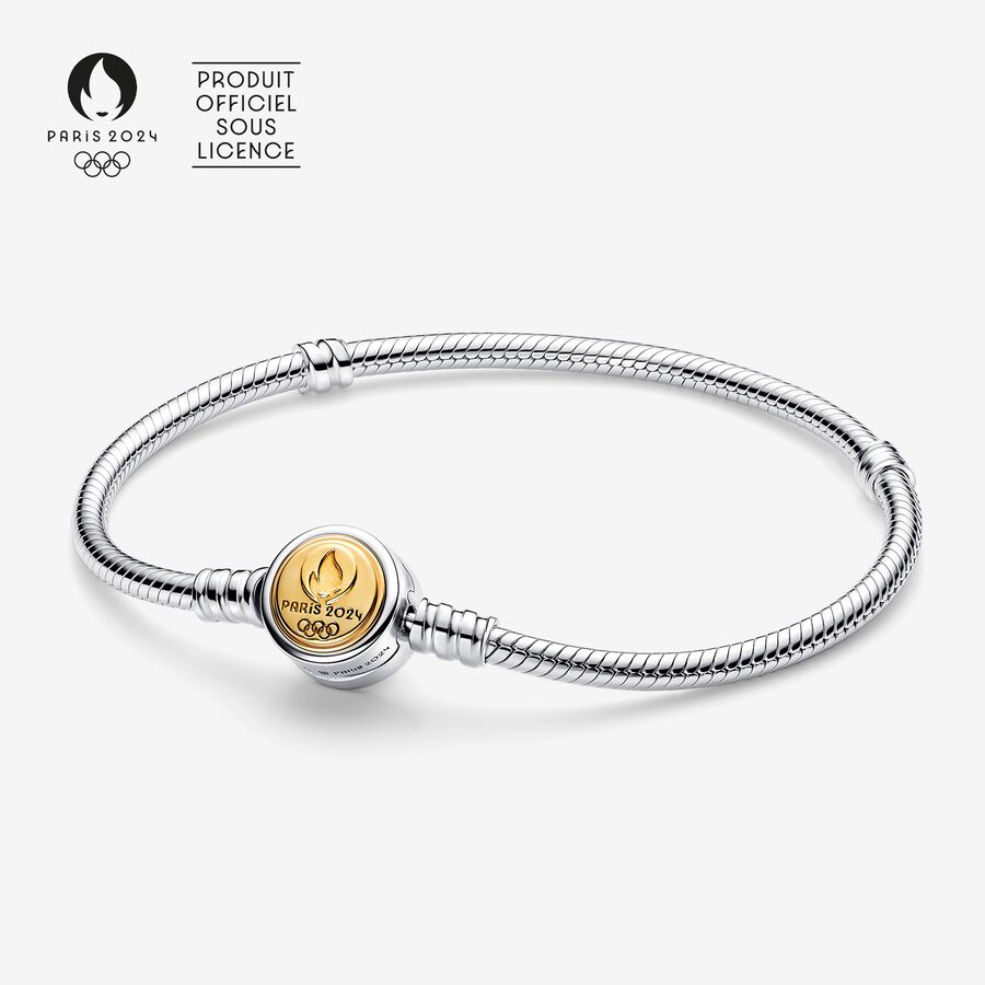 Bracelet Maille Serpent Jeux Olympiques de Paris 2024 image number 0